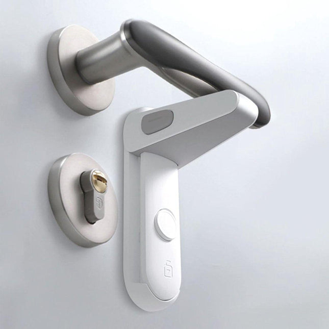 2 Pieces - Door lock - Door handle locks for childproof & pet-proof - Door handle locks for toddlers - Baby safety locks for toddlers.
