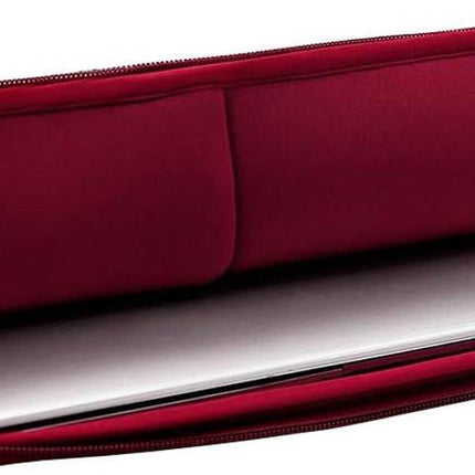 Laptop sleeve - 13 inch - 2-piece - Laptop bag - Suitable for 13 inch laptop - with extra case - Red.
