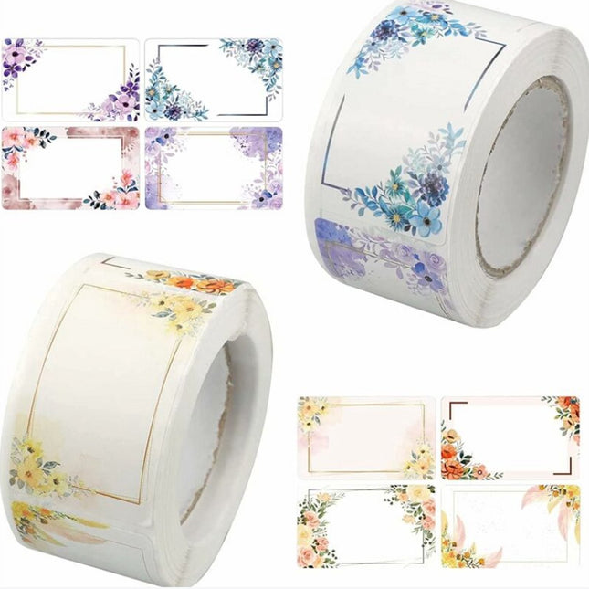 Self-adhesive jam stickers - 250 pieces - 2 pieces - Ideal for jam jars - Labels - Kitchen label - spice jar labels.