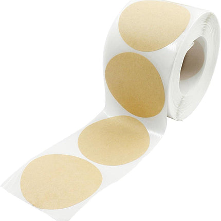 500 Pieces - Labels - Stickers - Round Stickers - Sealing Sticker - Sealing Seal - Food Labels - 5cm - Yellow - Self-Adhesive - Removable - Easy to Write on and Distinguish - For Containers, Boxes, Bags.