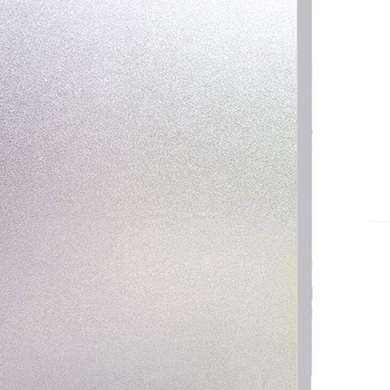 Window film - Easy installation - Glue-free adhesive film for windows and bathrooms - Static - 45cm*3m - white - PVC - Frosted.