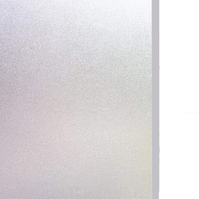 Window film - Easy installation - Glue-free adhesive film for windows and bathrooms - Static - 45cm*3m - white - PVC - Frosted.