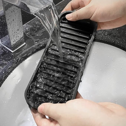 Sink organizer - Countertop and Kitchen Organizer - Sink Organizer - Countertop Organizer - Kitchen Organizers - 230*90mm - Black - Silicone.