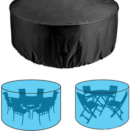 Garden furniture cover - Garden table cover - furniture covers - garden table cover - round garden furniture cover - waterproof garden furniture covers - 120 x 75 cm - Waterproof - Windproof - Dustproof - Anti-UV - round - 210D Oxford cloth - black - for.