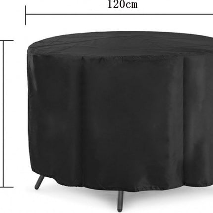 Garden furniture cover - Garden table cover - furniture covers - garden table cover - round garden furniture cover - waterproof garden furniture covers - 120 x 75 cm - Waterproof - Windproof - Dustproof - Anti-UV - round - 210D Oxford cloth - black - for.