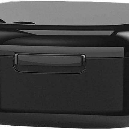 Denture box - 8*8.5*4cm - Denture tray - Braces tray - black - storage box denture tray - Denture cup - Braces cleaning baths - plastic.