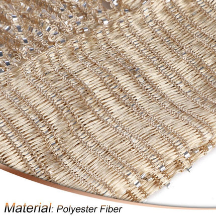 Fly screen curtain - Door curtain - Glitter mosquito net - Anti-fly door curtain - 100 x 200 cm - With gold thread - Polyester - Gold - Decorative curtain - Mosquito net.