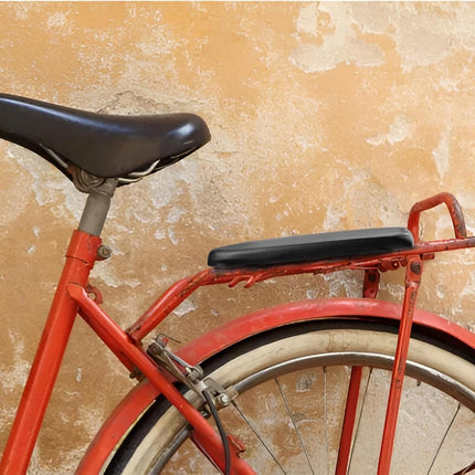 Bicycle Seat Rear Seat - Bicycle Seat Rear - Luggage Carrier Cushion - Rear Bicycle Seat - Bicycle Cushion Luggage Carrier - Universal - Black - Electric Bicycle/Bicycles/Electric Scooter - Soft.