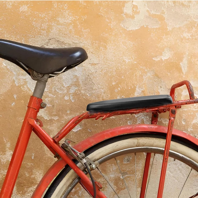 Bicycle Seat Rear Seat - Bicycle Seat Rear - Luggage Carrier Cushion - Rear Bicycle Seat - Bicycle Cushion Luggage Carrier - Universal - Black - Electric Bicycle/Bicycles/Electric Scooter - Soft.