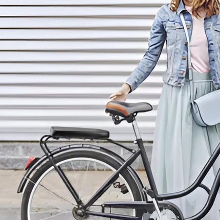 Bicycle Seat Rear Seat - Bicycle Seat Rear - Luggage Carrier Cushion - Rear Bicycle Seat - Bicycle Cushion Luggage Carrier - Universal - Black - Electric Bicycle/Bicycles/Electric Scooter - Soft.
