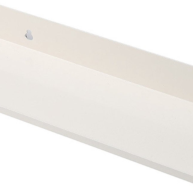 2 pieces - Wall shelf - Shower shelf - shelves - 30CM - carbon steel - white - floating - for bedroom, bathroom, kitchen, living room, office.