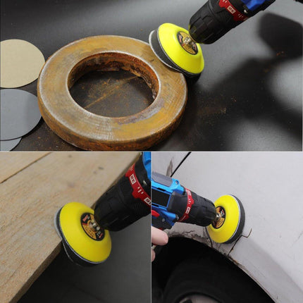 Sandpaper set - 30 pieces - 5 pieces each - Grit 320/600/800/1200/1500/2000 - 75mm - sandpaper for sander - Sanding machine paper - fine sandpaper - for car polishing, metal and wood.
