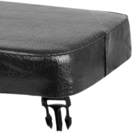 Rear Bicycle Seat - Bicycle Seat Rear Seat - With Footrests - Luggage Carrier Cushion - Rear Bicycle Seat - Universal - Black.