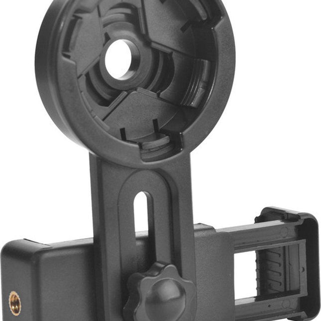 Smartphone Holder - Mobile Phone Adapter Mount - Smartphone Photography Accessory - Phone Camera Lens Set - Clip-On Design - for spotter's/binoculars/telescope with Ø 2.5 - 4.5cm.
