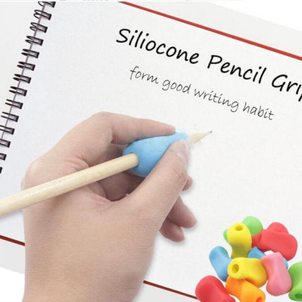 6-Pencil Grip - Soft Grip - Pencil Grips - Children/Adults - Silicone - Ergonomic Posture Correction Writing Tool.