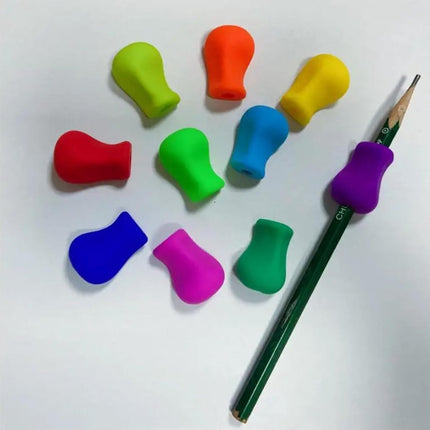 6-Pencil Grip - Soft Grip - Pencil Grips - Children/Adults - Silicone - Ergonomic Posture Correction Writing Tool.