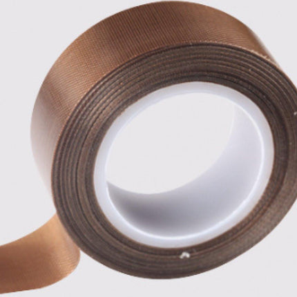 Heat Resistant Tape - Brown - Reliable Bond - Galvanized Silicone Insulating Tape - Teflon - 30mm*10m*0.18mm.