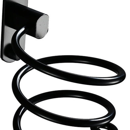 Hairdryer holder - Hairdryer holder - Hairdryer holder - Black - Aluminum - Wall mount - Universal - 120*95*95mm.
