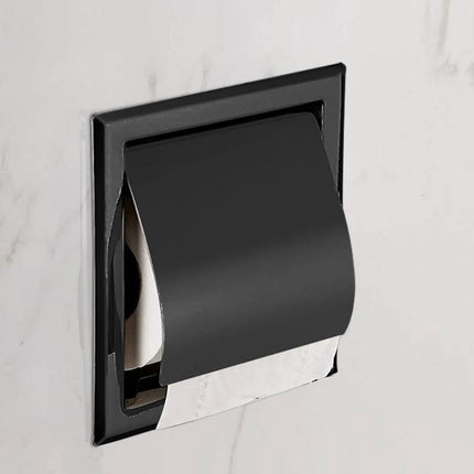 toilet roll holder - Built-in - black toilet roll holder - black toilet roll holder - toilet roll holders - toilet roll holder - stainless steel - for bathroom - toilet roll holder.