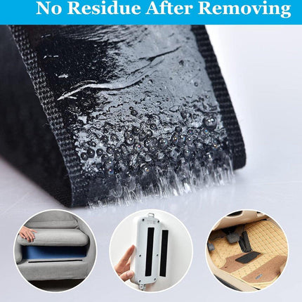 Self-adhesive hook and loop tape 10 meters - black hook and loop tape - extra strong - Strong double-sided self-adhesive tapes - Black - 10m * 2cm - Grip tape - Hook and loop tape.