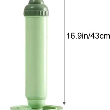 Toilet Drain Unblocker - Pump Unblocker WC - Plastic - Rubber - Stainless Steel - Drain - Unblocker - Sink Unblocker - Sink Unblocker - Toilet Unblocker Pump - Drain Spring - Plunger - Green.