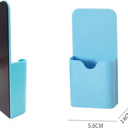 2 Pcs Magnetic Pen Holders, Magnetic Dry Erase Marker Holders, Magnetic Pencil Holders for Fridge, Whiteboard Marker Holder for School, Office, Home, Magnetic Marker Organizer, White - 5.6*12cm.