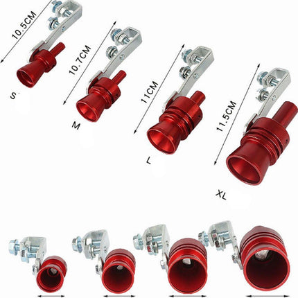 Turbo Whistle - Exhaust Whistle - Car Modification Turbo Whistle - Turbo Sound Simulator - Exhaust Sound Amplifier - Car Roar Maker - Car Tail Whistle - Universal - For Displacement 2.0-2.4L - Car Accessories.