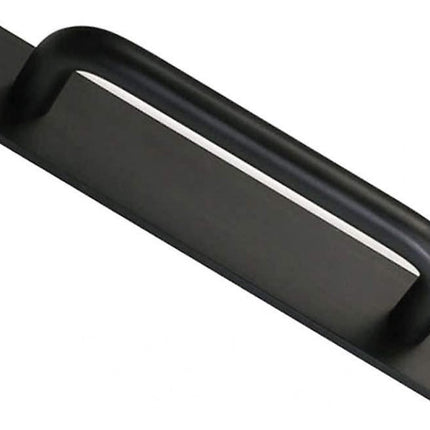 Sliding door handles - Black handle - Cabinet handles - Furniture handle - Handles - Robust - Door handle - Metal - including mounting bolts - for cabinet kitchen furniture bedroom.