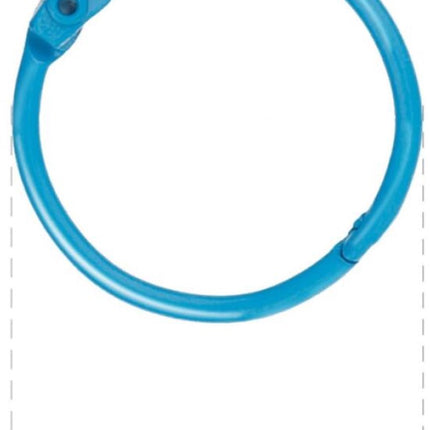 Ring binders - 60 pieces - Click rings - Metal - Keychain - DIY Keychain - Binding ring - Flashcard rings - Colorful metal book rings - Curtain rings - Suitable for organizing and binding loose cards and photo albums - 30mm - 10 colors.