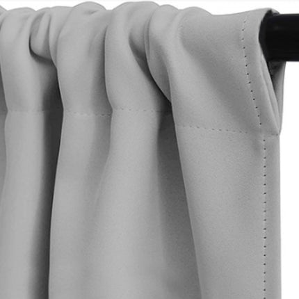 2 pieces - Curtain - Small window curtains - for bedroom kitchen cupboard child basement camper curtains - 76*60cm - Light gray - Blackout curtain - Polyester.