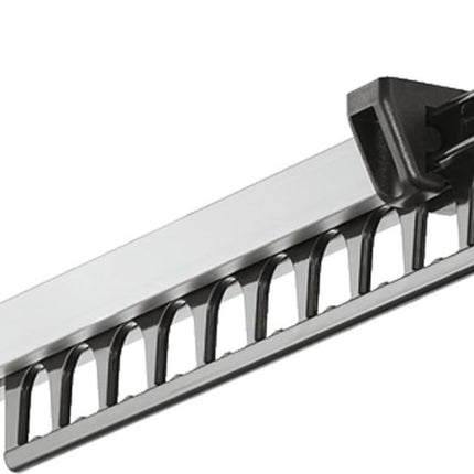 Clothes Hanger - 1 Piece - Hanger - Hanging Hooks - 315mm - Extendable - Pull Out Closet Wardrobe Rail Organizer Metal - For 12 Hangers Pack - Black.