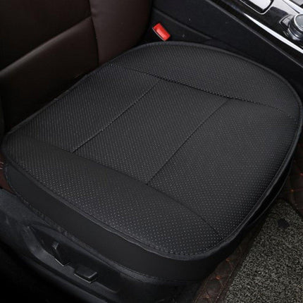 Seat cushion - Car seat cushion - Car cushions - for car - PU leather - Comfortable - Chair cushion - half pack - black - 52*50*1cm.