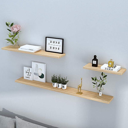 Wall shelf brackets - 4 pieces - shelf brackets - brackets - iron - white - 140 x 130 x 27 mm - multifunctional - wall mounted - heavy - invisible - for wall mounting hidden wooden shelf.