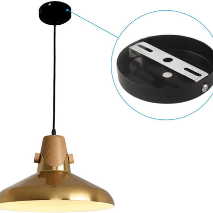 pieces - 105mm - Ceiling plate - Lamp mounting parts - Lighting bracket - Lamp bracket - lamp bracket - ceiling lamp holder - iron - silver - for chandelier, outdoor, lamp - with screwdriver.