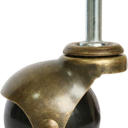 Set of 4 Furniture castors - transport castors - 50mm - Swivel castor - 30kg Load capacity - Height 64mm.