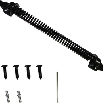 Door closers - Door spring - Gate spring - Gate spring - 36cm - Outdoor door closer - Gate latches - Garden gate spring - Black - Carbon steel - For wooden fences door.