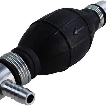 Siphon pump - Hand pump - Oil pump - Siphon pump - Fuel - One-way valve - For boat engine, camper, tractor, motorhome - Black - No hose.