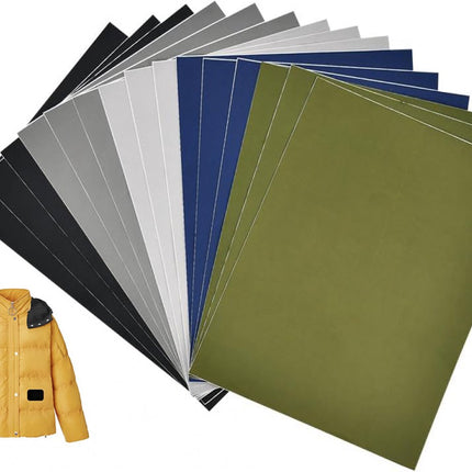 15 pieces - Clothing Repair Patches - Repair hole in clothing - Repair patch - Repair cloth - Patch Down Jackets - Umbrella repair - Self-adhesive patches - Clothing accessories - 20 x 15 cm.