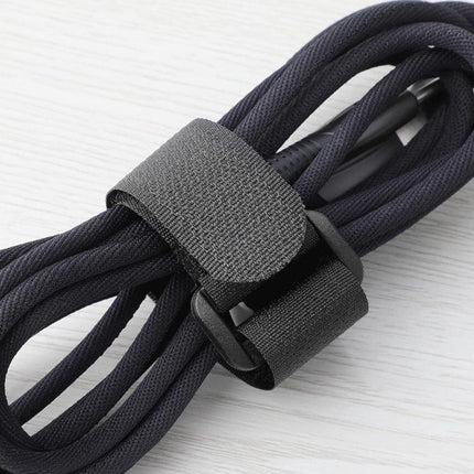 Cable organizer - 40 pieces - 200 x 2 mm - Black - Nylon - Velcro - Cable ties - Tie-wraps - Cable management - Cable ties Velcro - Cable holder - With plastic buckle - Adjustable.