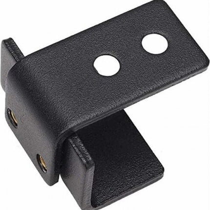 Floor guide - Wall guide - Door guide - Door guide - Steel - Black - Wall mounting - for sliding doors, shed doors.