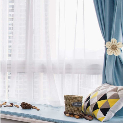 Curtain Holder - 2 Pieces - Curtain Tie Back - Curtain Tie Rope - Magnetic Curtain Cord - Beige - 40 cm.