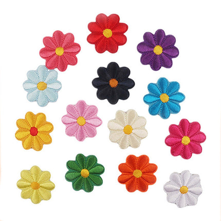14 Pieces Iron-On Patches - Iron-On Embroidered Patches - Embellishment For Clothes - Clothing Patches - DIY Accessories - Cute Sewing Appliques - Sew On Embroidered Applique Sewing Patches - For Jackets, Hats, Backpacks, Jeans - 4*4cm.