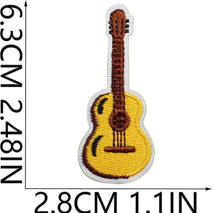 32 Pieces Iron-On Patches - Iron-On Embroidered Patches - Embellishment For Clothing - Clothes Patches - DIY Accessories - Cute Sewing Appliques - Sew On Embroidered Applique Sewing Patches - For Jackets, Hats, Backpacks, Jeans-A.
