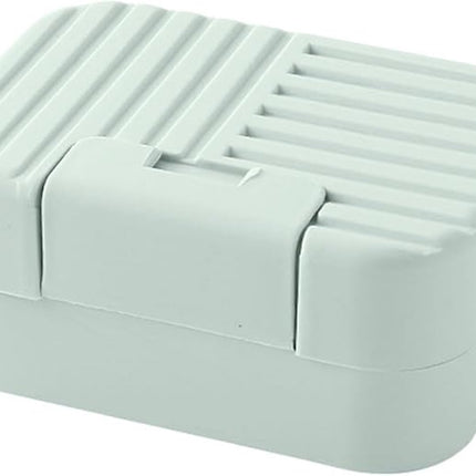 Soap Dish - Soap Holders - Soap Box - Portable Bar Soap Case - Soap Box Travel - Bathroom Accessories - PP - 11*7.5*5cm - green.