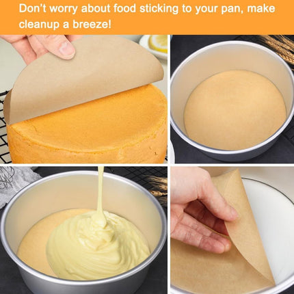 Baking paper - 100 pieces - 30 cm - Round - Parchment paper - for baking cookies, bread, meat, pizza, air fryer.