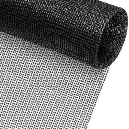 piece - Window screen 120 x 250 cm - Black - Mesh - Universal Window Screen - Custom-made screen mesh - Make your own screen - Anti-mosquito - Insect screen - Door screen.