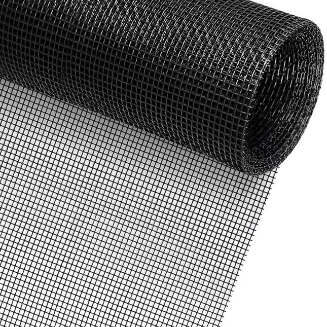 piece - Window screen 120 x 250 cm - Black - Mesh - Universal Window Screen - Custom-made screen mesh - Make your own screen - Anti-mosquito - Insect screen - Door screen.