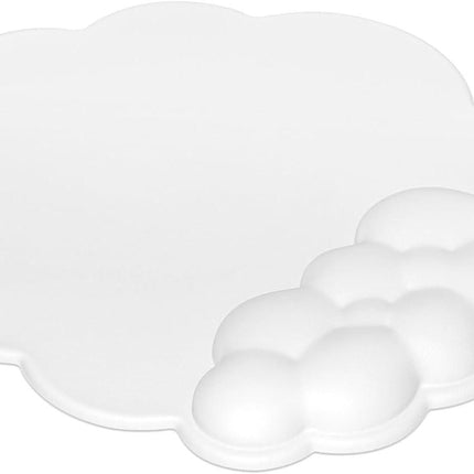Mouse pad - Mouse pad with wrist rest - Ergonomic mouse pad - Mouse pad with leather surface, suitable for computers, laptops, office, home and travel, with non-slip bottom.