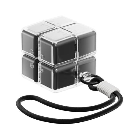 Medicine box - 7-day medicine box - Weekly pill box - Portable pill box for travel - Easy to open - 8 compartments - For storing vitamins and medicines - Black.