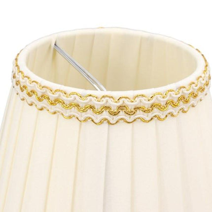 6pcs Fabric Drum Lamp Shades Clip-On Compatible with Chandeliers Light Bulbs Lighting Accessories.